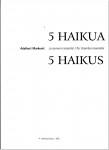 5 Haikus, for chamber ensemble 