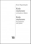 Kolo mažurane for baritone and piano