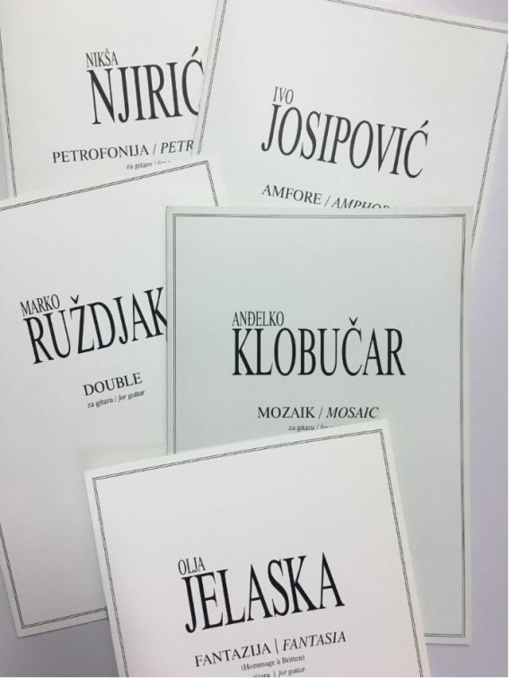 Recenzija notnih izdanja za gitaru solo