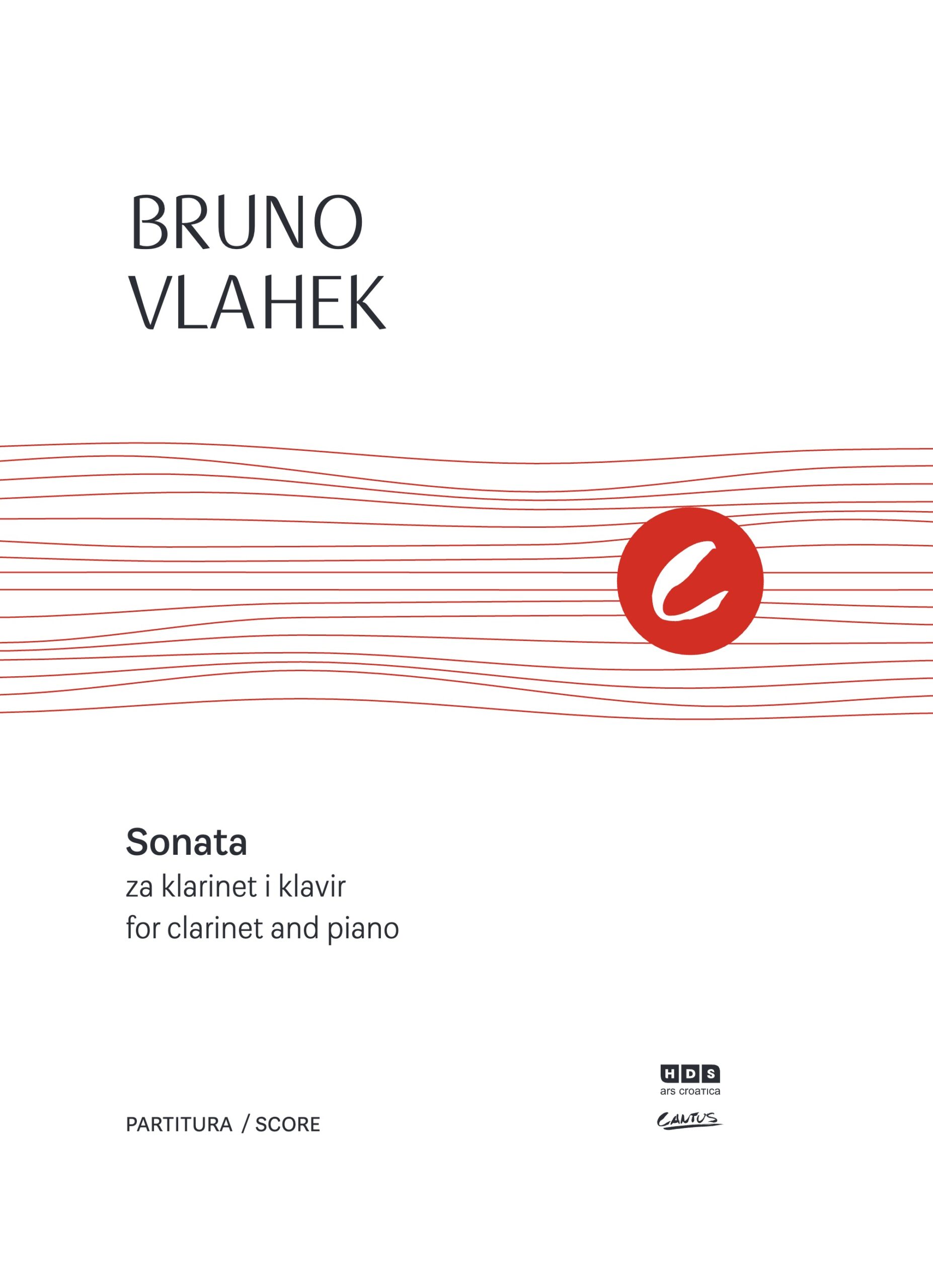 Bruno Vlahek: Sonata for Clarinet and Piano