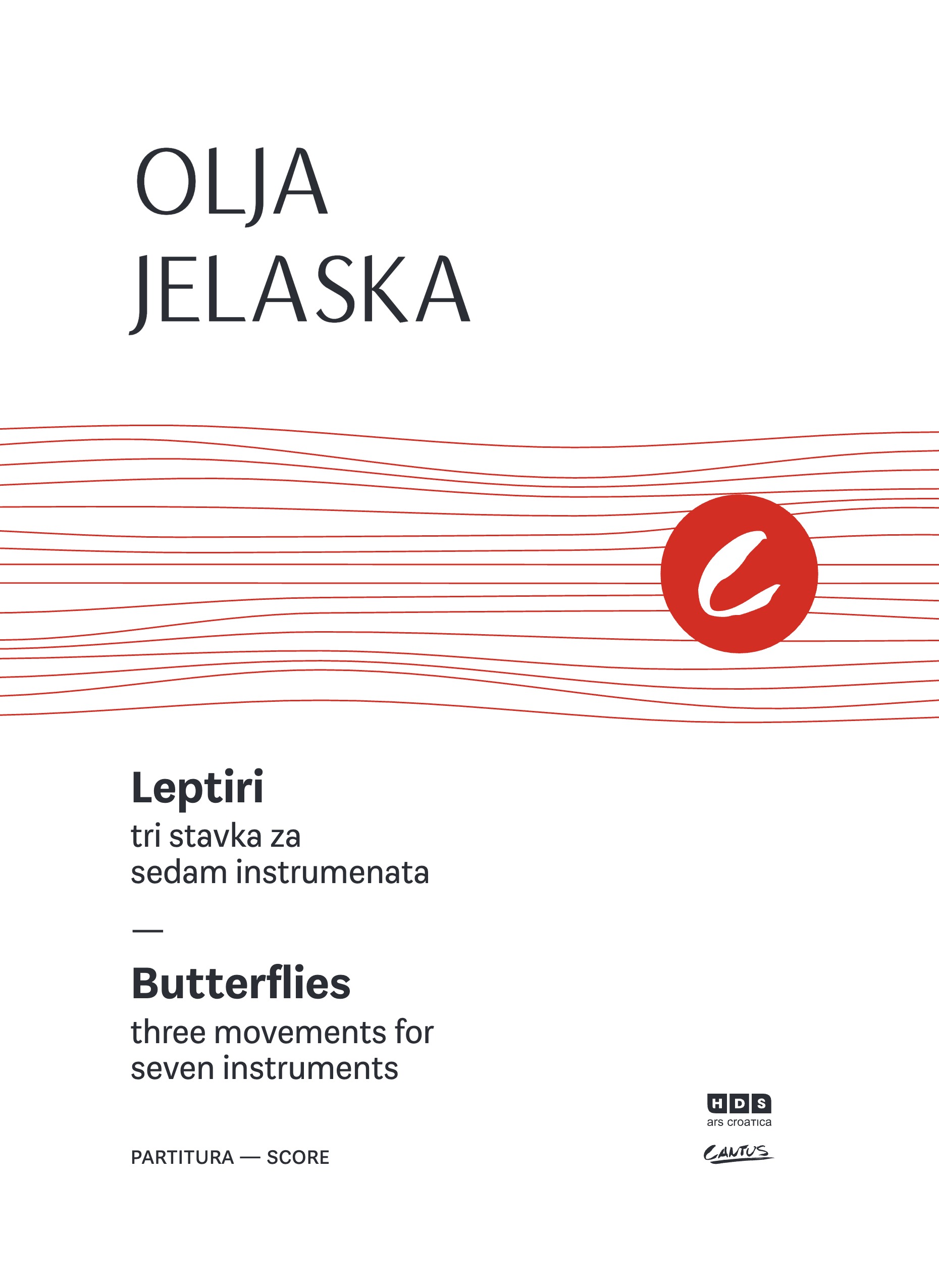 Olja Jelaska: Leptiri — tri stavka za sedam instrumenata